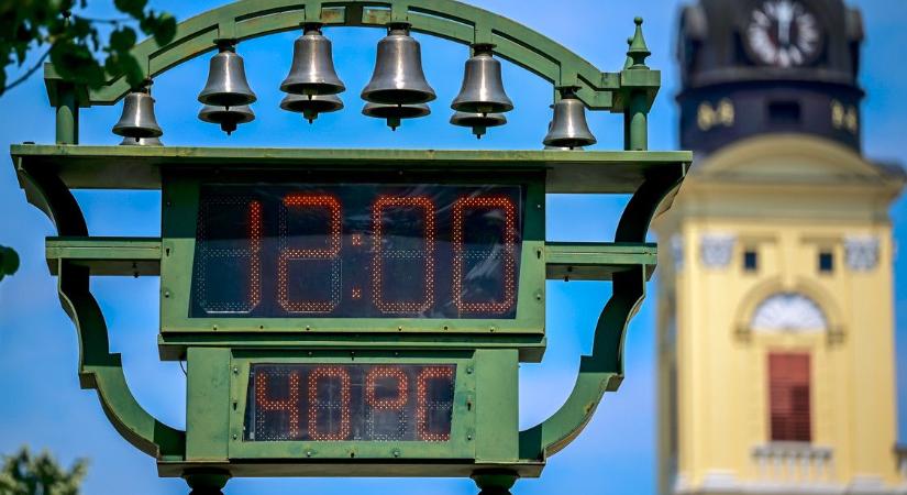 Abszolút rekord: 42 Celsius-fok