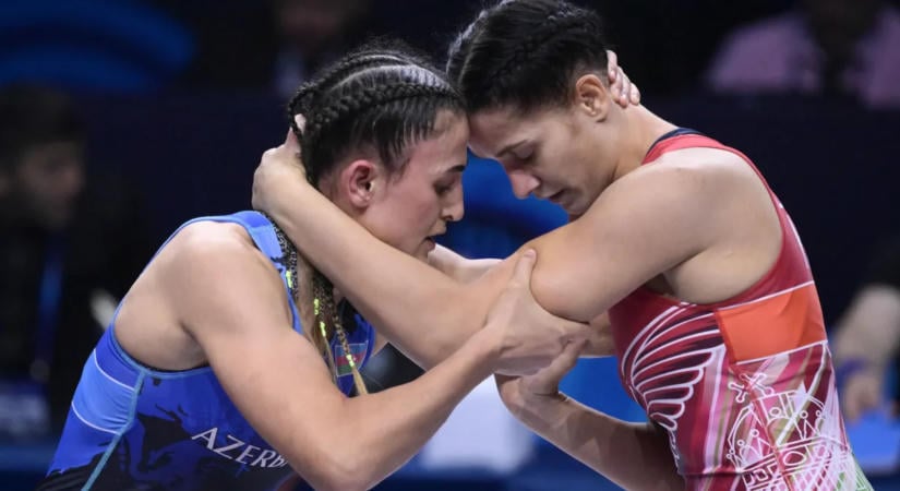 Dollák Tamara az első menetben tussal kapott ki, ezzel kiesett a vb-n