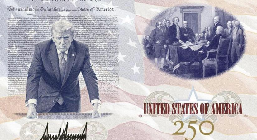 Trump arcképe is rákerül az Egyesült Államok 250. évfordulójára készülő „hazafias útlevelekre”