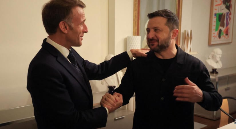 Macron energia-fegyverszünettel védené Ukrajnát, Trump támogatását is keresi hozzá