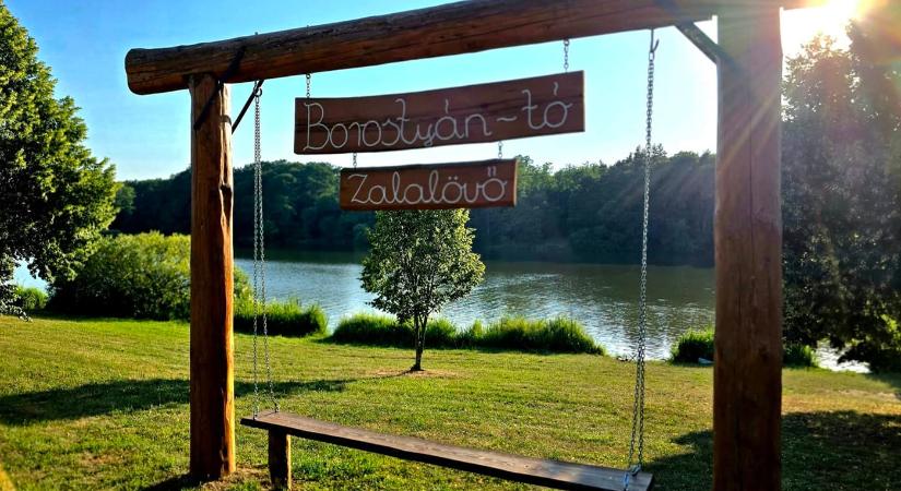Borostyán-tó Zalalövőn – csendes vízpart az Őrség közelében
