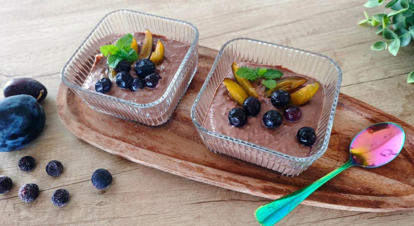 Egészséges csokis mousse sütés nélkül