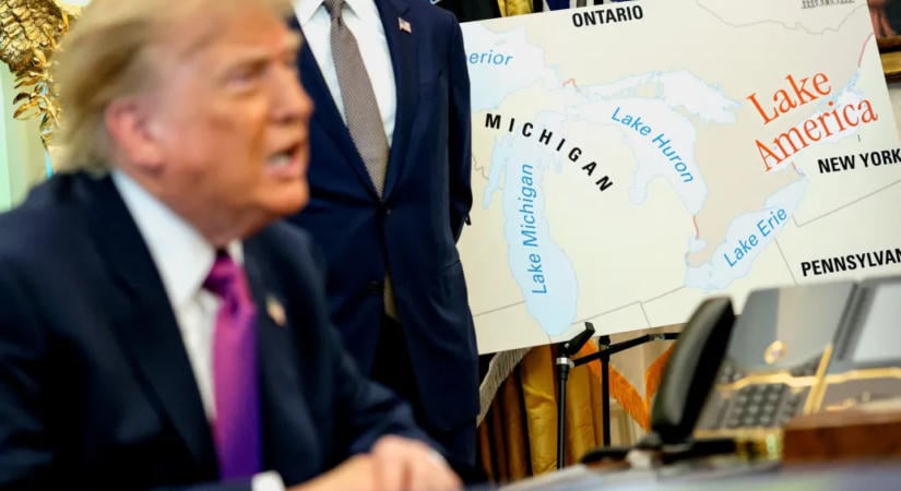 Trump azonnali hatállyal átnevezte az Ontario-tavat Amerika-tóra